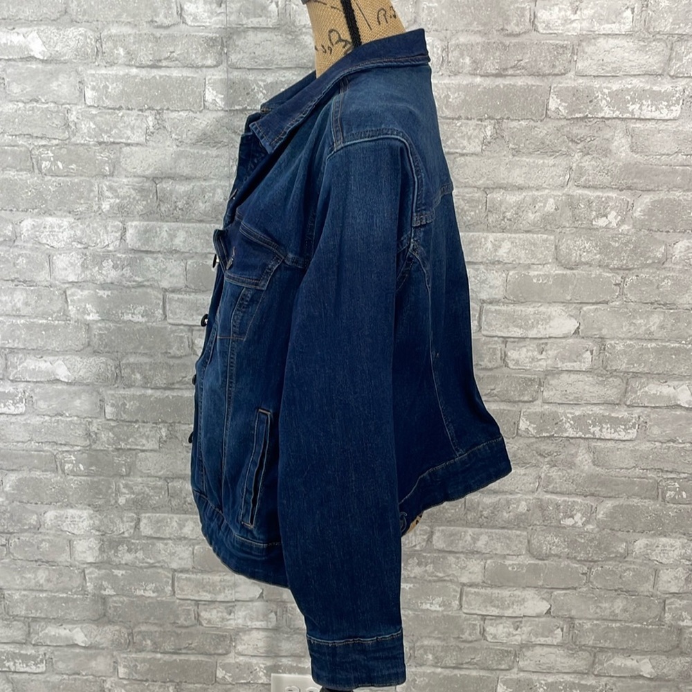 Chaps Denim Button Up Jacket - image 3